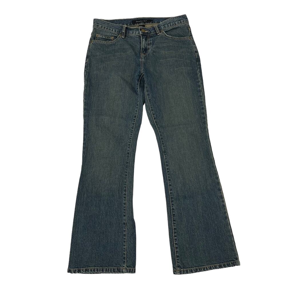 Calvin Klein Jeans Retro Medium Wash Mid Rise Flare Jeans Womens 4